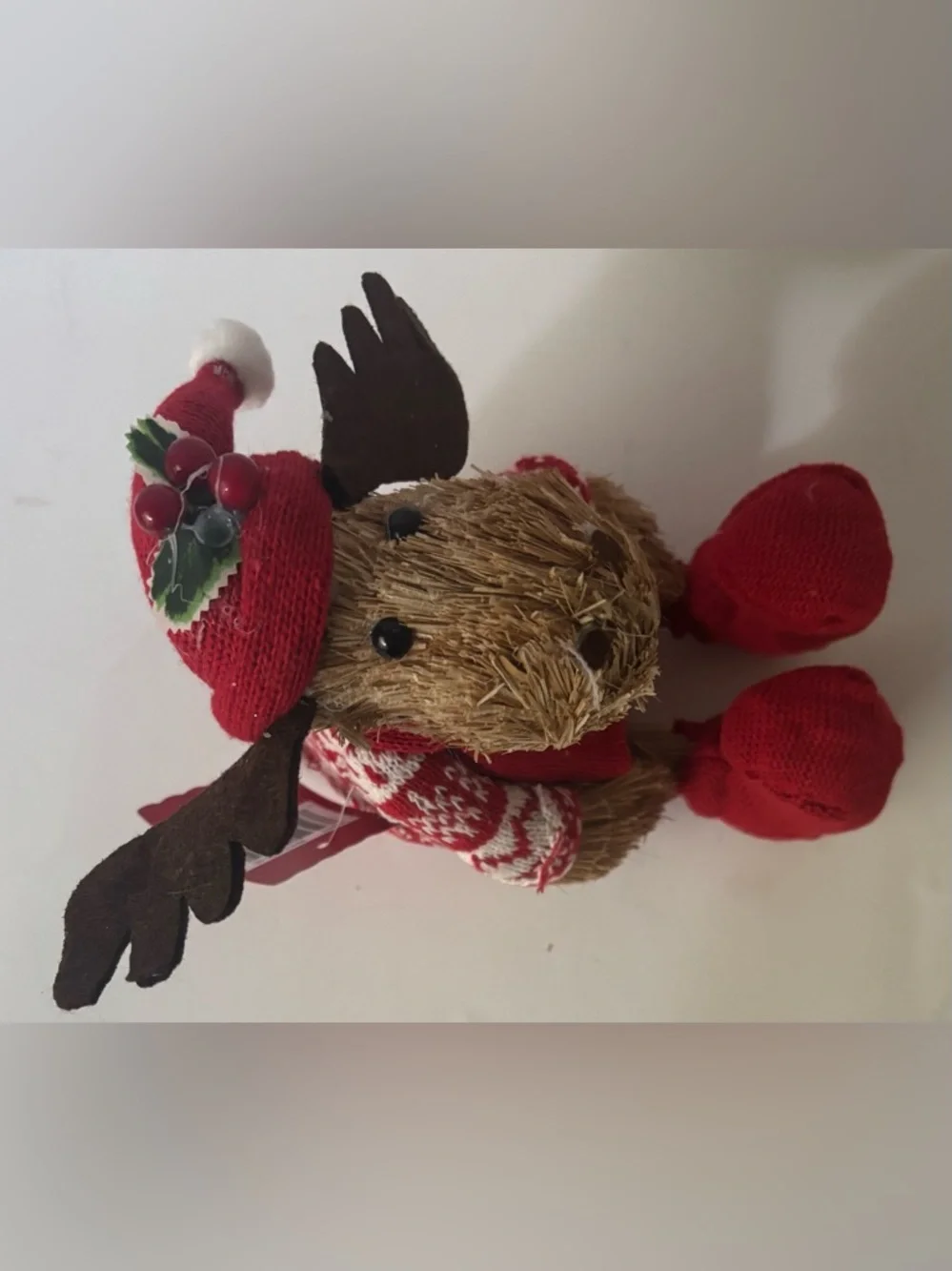 naturally decorative Christmas animal NEW NWT holiday moose in sweater